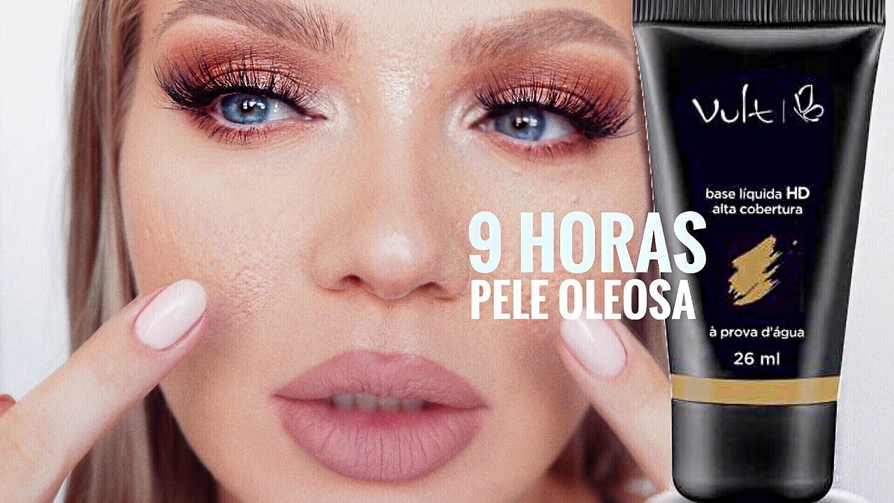 Testei a Base da VULT HD de Alta Cobertura | Pele Oleosa | Daria Dasha