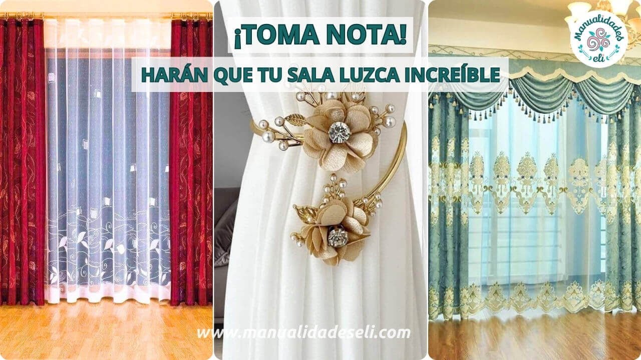 Cortinas Para Decorar La Sala Que Har&aacute;n Lucir Tu Hogar So&ntilde;ado