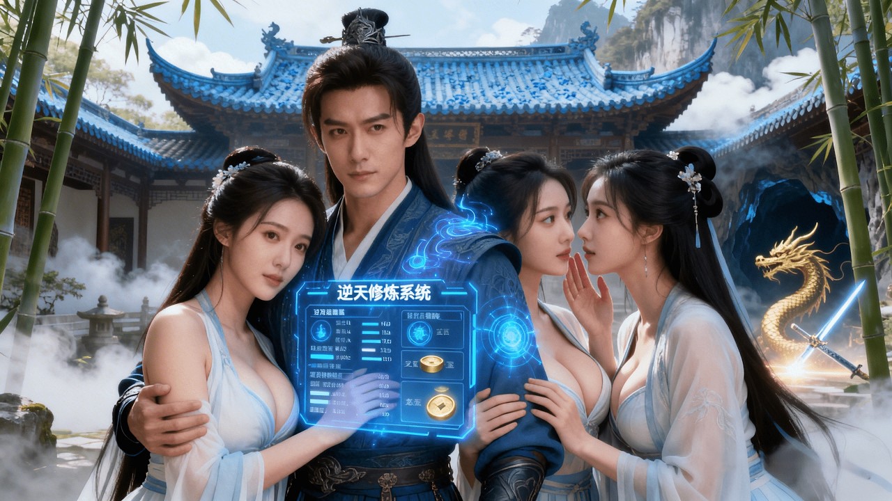 （全集）穷小子意外穿越，身处一众女弟子之中。他意外激活逆天修炼系统，靠为寒毒缠身的女弟子调理疗伤，不断获得绝世武功与内力，一路逆袭、收服红颜、勇夺至宝神兵，从卑微杂役逆袭成威震天下的武林传奇！