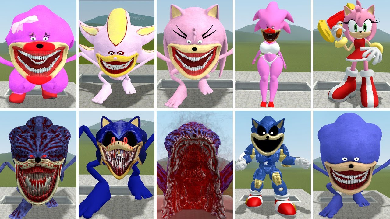 ALL NEW SONIC LOVE STORY WAMY VS ZOOCH SONIC TAPES5 IN GARRY'S MOD
