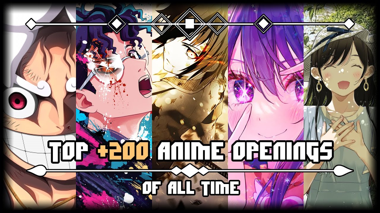Top 200+ Anime OPENINGS of ALL TIME (Party Rank)