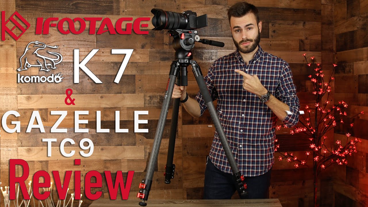 iFootage K7 Video Head & Gazelle TC9 Legs  Tripod Review