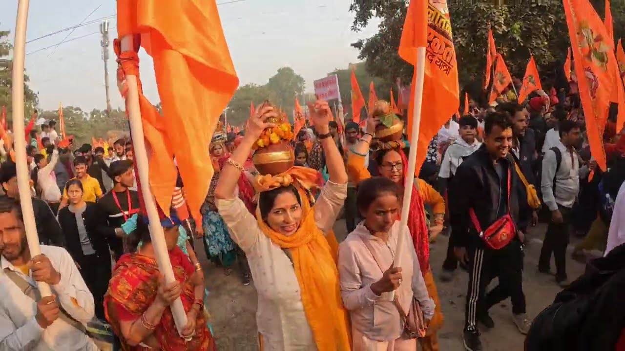 🚩 पदयात्रा 🚩 | Delhi to Vrindavan | Shri Bageshwar Dham Sarkar 