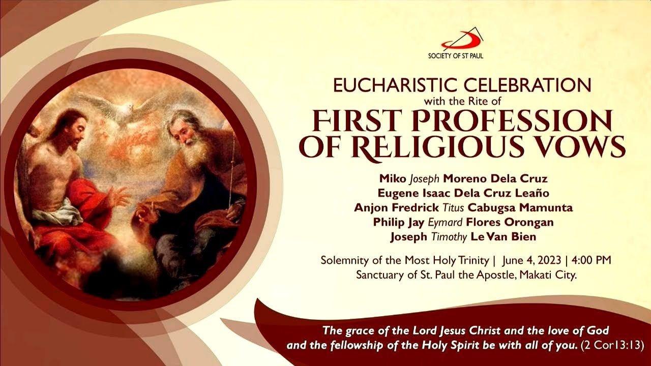 Sambuhay TV Mass | June 4, 2023 | First Profession of Religious Vows