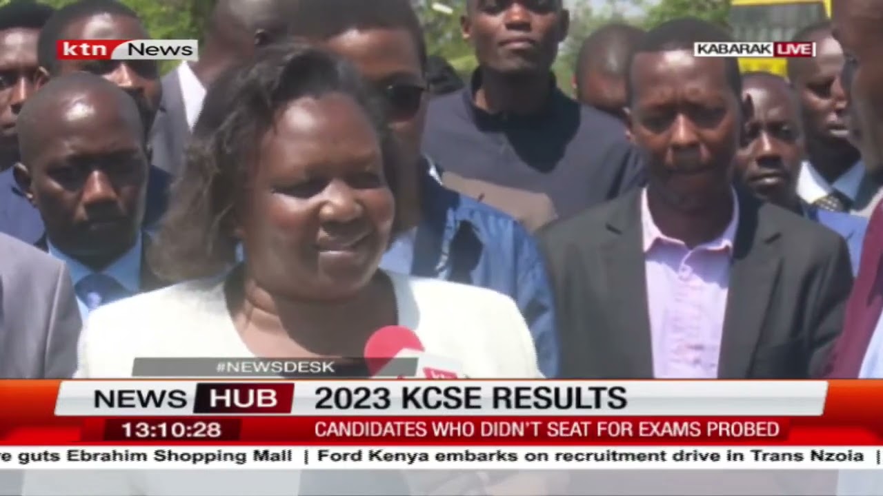 Celebrations in Moi High School Kabarak with 62 students scoring A plain