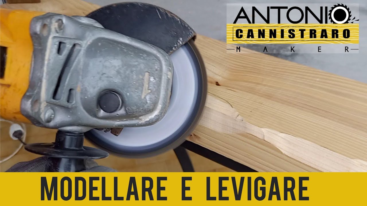 Come levigare e modellare con dischi per smerigliatrice