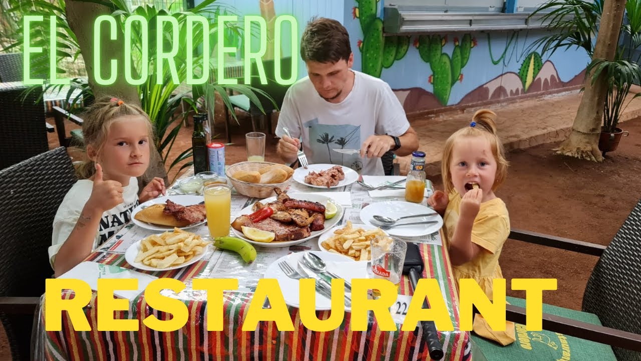 Cu 40 Euro Am mancat pe saturate la El Cordero  Tenerife - restaurant in ferma de banane 4k