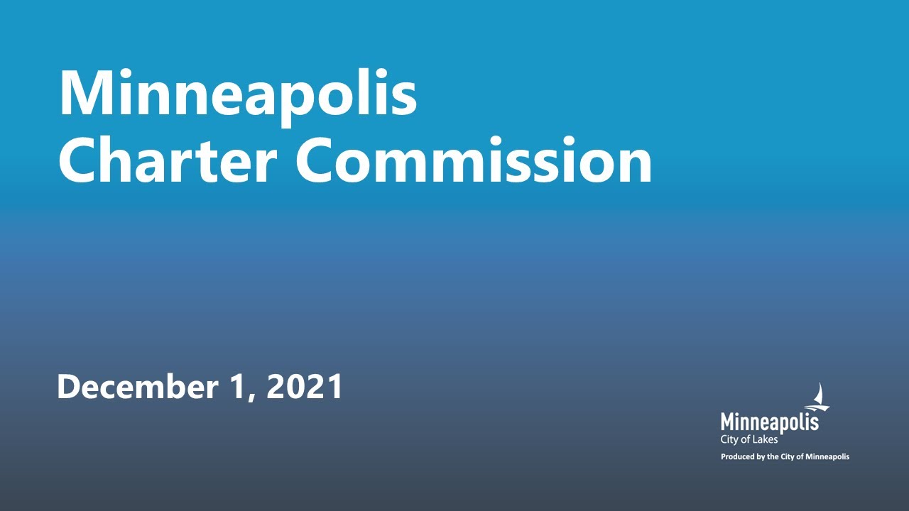 December 1, 2021 Charter Commission
