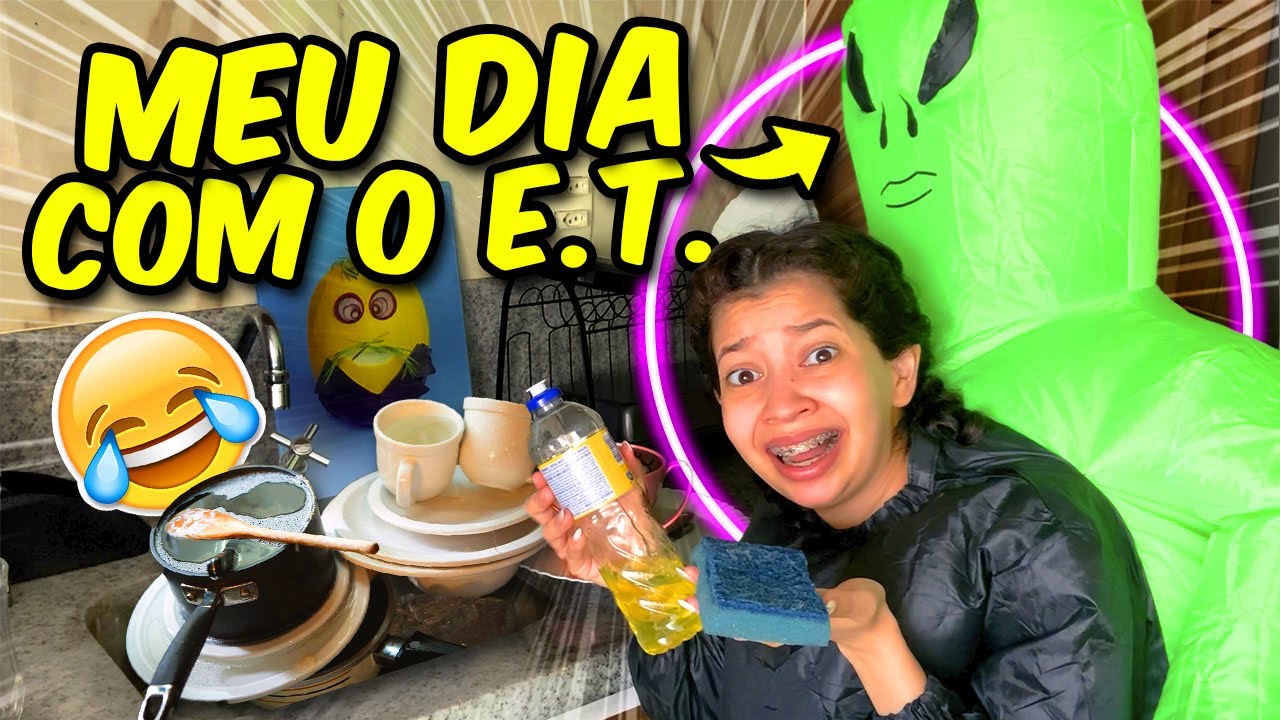 O DIA TODO COM A FANTASIA DE ET DA SHOPEE! (24 horas)