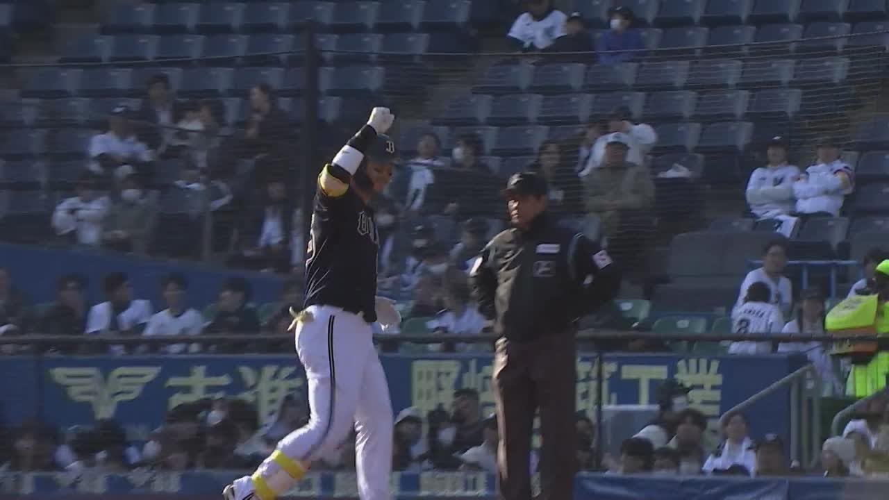 2024年3月15日 千葉ロッテ対オリックス 試合ハイライト