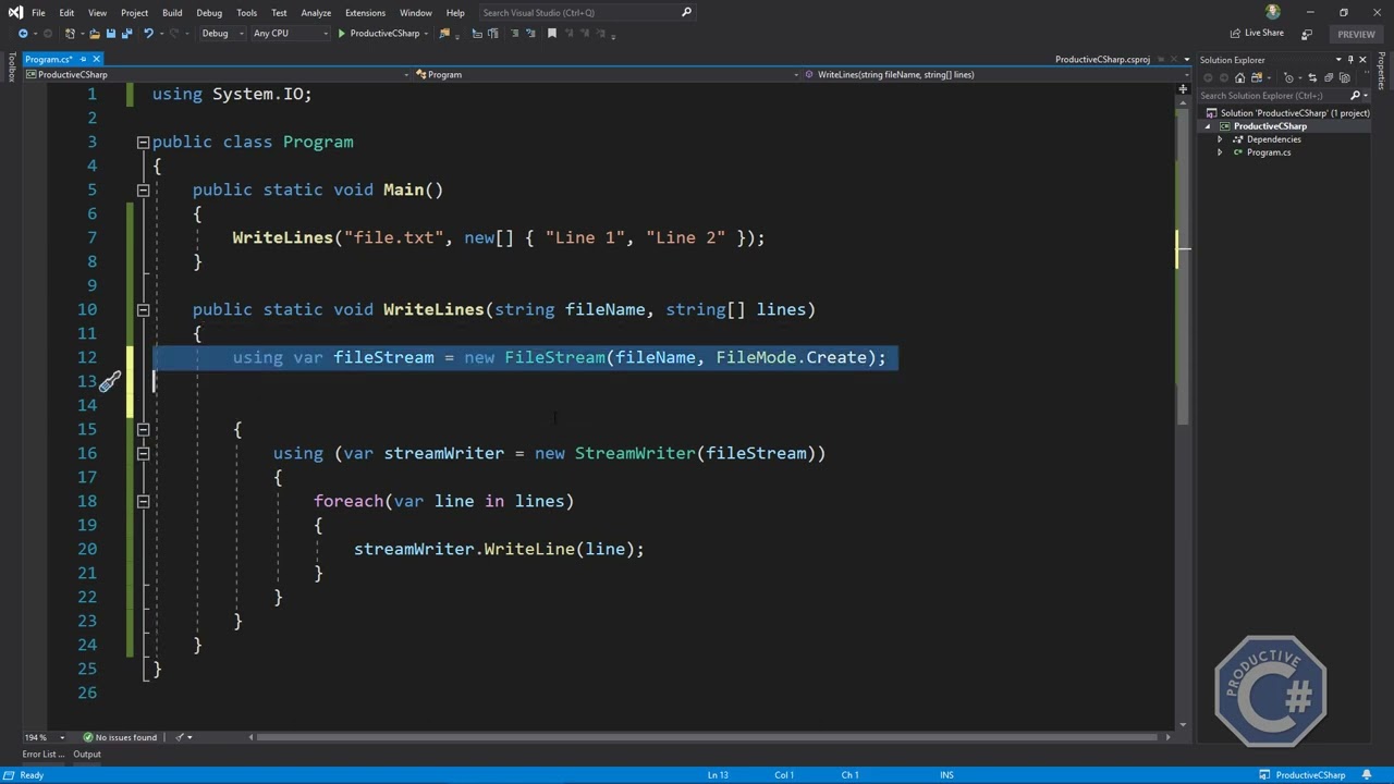 Using Declarations in C# 8