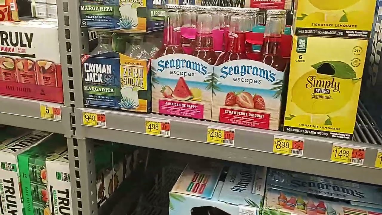 SPIRITS at WALMART #alcohol #shopping #walmart