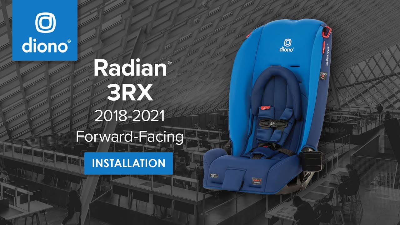 Diono® Radian® 3RX | All-in-one Convertible Car Seat | Forward-Facing Installation | 2018-2021