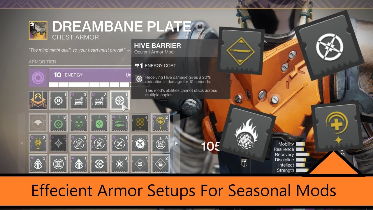Destiny 2 Most Efficient Armor Setups For Seasonal Mods