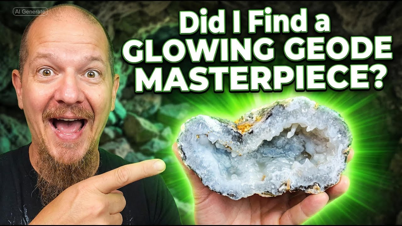 Cutting Trancas Geodes: Druzy Glow & Male/Female Forms Revealed! #geodecutting
