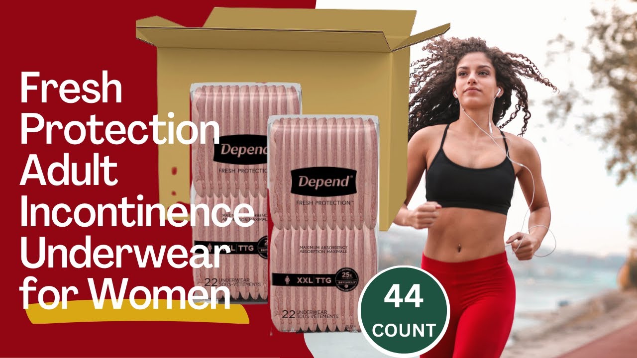 Depend Fresh Protection Adult Incontinence Underwear for Women | PQS Digital IT