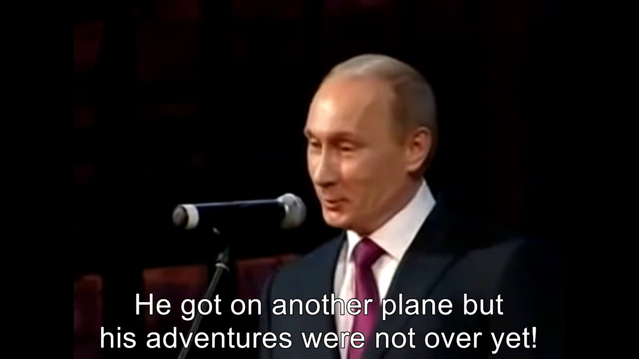 Putin about DiCaprio's flight to Russia [Eng Sub]