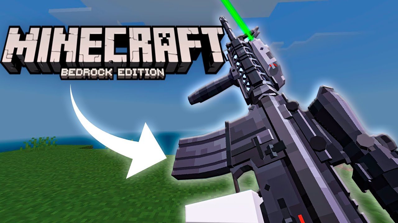El Mejor mod De Armas Para MINECRAFT BEDROCK Última versión