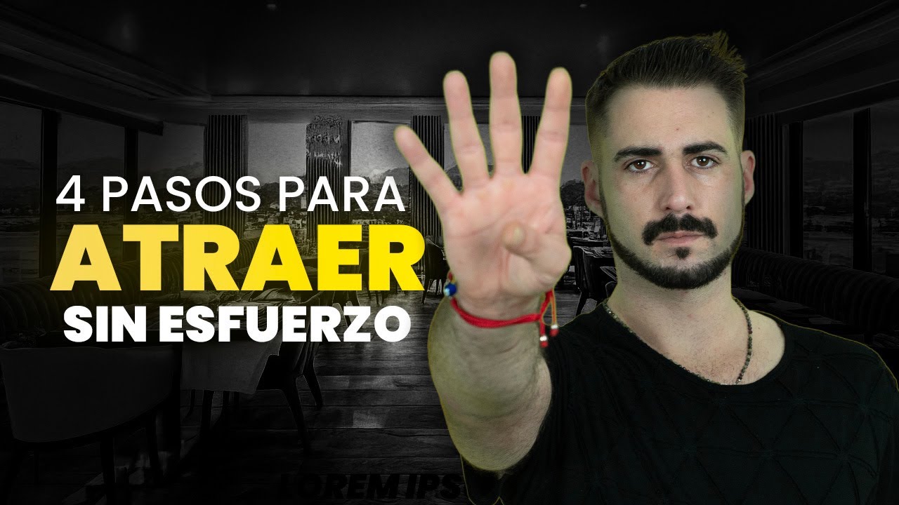 Cómo ATRAER SIN ESFUERZO a cualquier MUJER usando estos 4 Principios | Alvaro Reyes