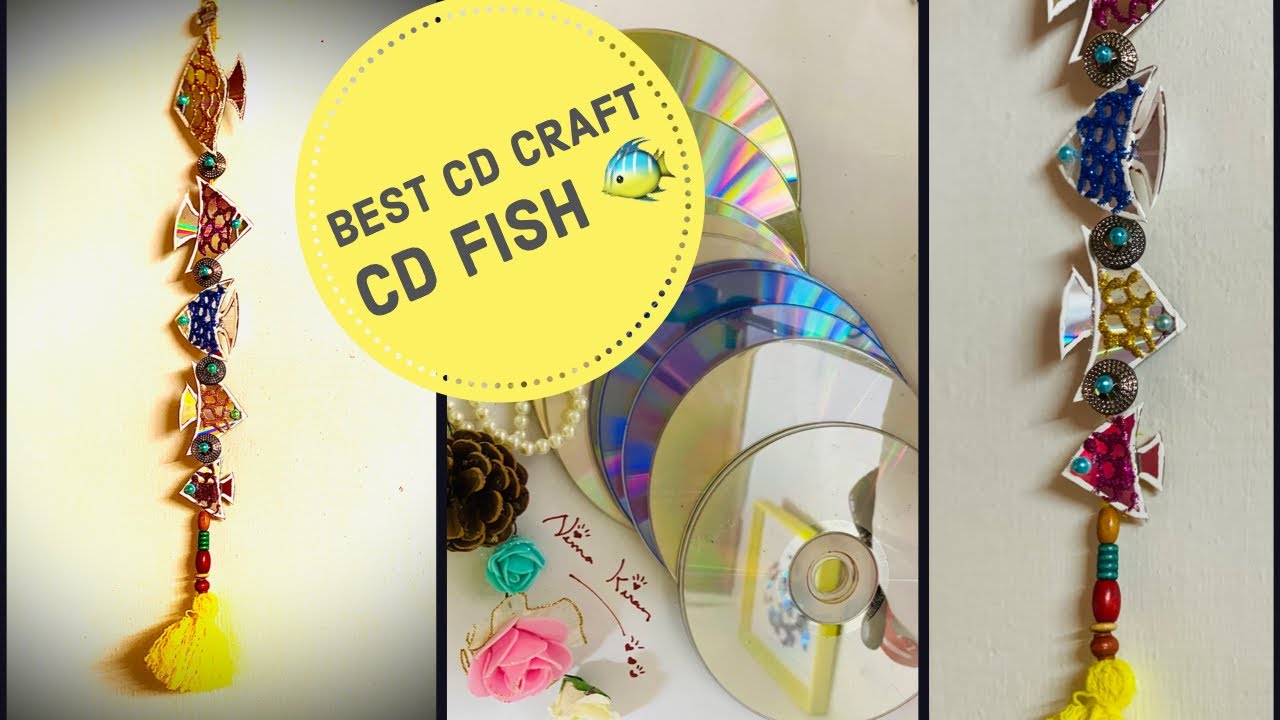 Latest CD Craft Ideas CD Recycling Best Out Of Waste CD Fish 
