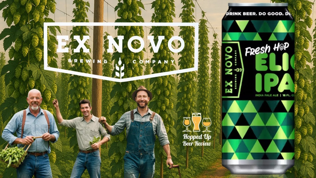 Fresh Hop Eliot IPA by Ex Novo Brewing Company 6.6% ABV Beer Review