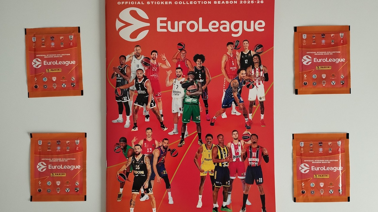 LAS COLECCIONES DEL OCIOSO 541: PANINI EUROLIGA EUROLEAGUE 25/26 ALBUM DE CROMOS REVIEW!!
