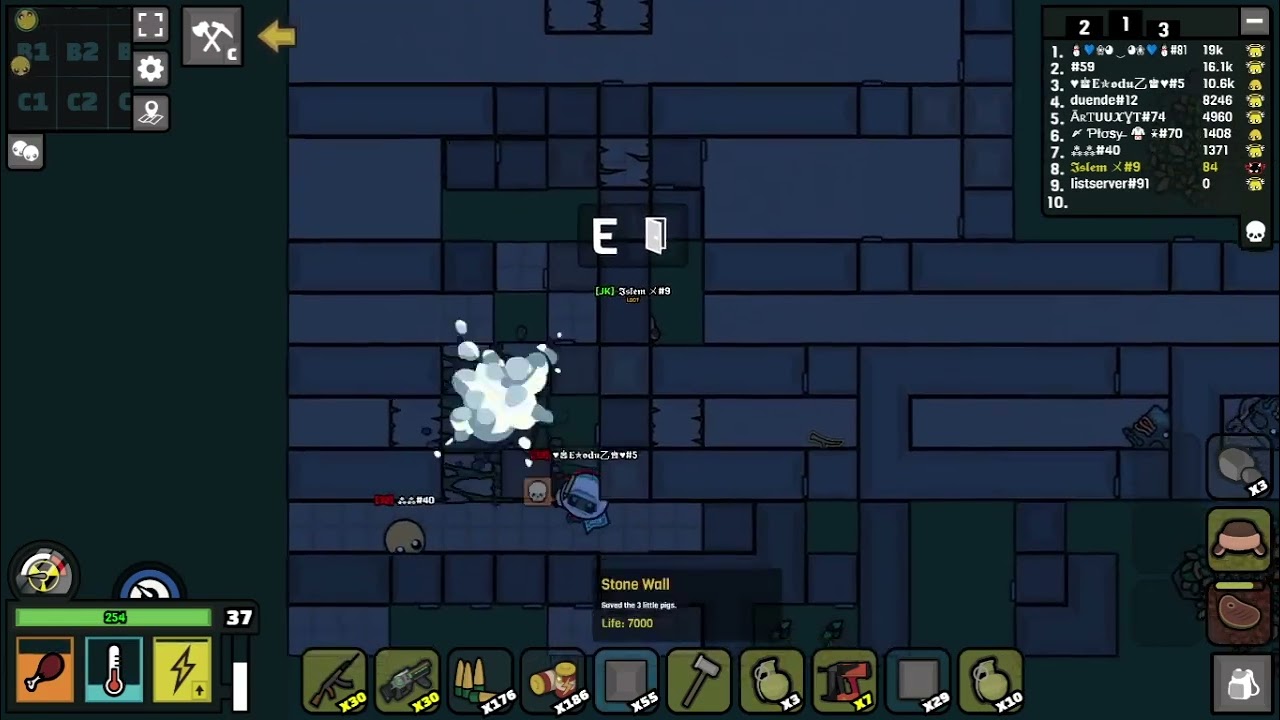 Devast.io - 32 wants to raid JK 4 vs 1.5 XD