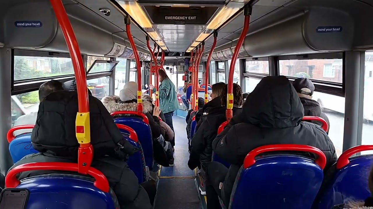 *Full Kickdown* National Express West Midlands Scania K230UB Omnilink BV57XFT 1803 | Service 4M