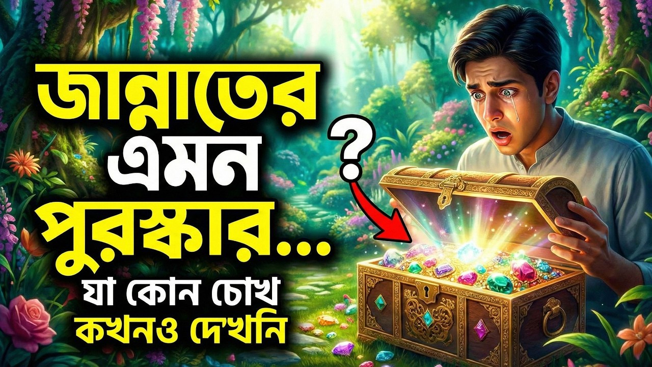 জান্নাতের এমন পুরস্কার যা কোনো চোখ কখনও দেখেনি | Rewards of Jannah Beyond Imagination | জান্নাহর পথে