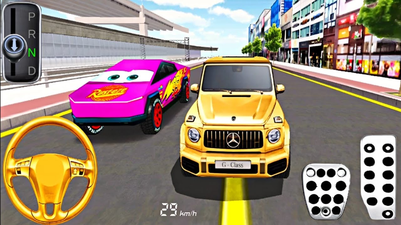 Drive NEW Golden Mercedes G-Class - 3D Driving Class 2026 - Android Gameplay 