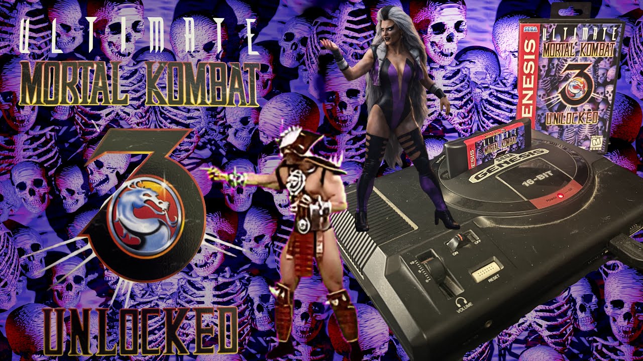 Ultimate Mortal Kombat 3 разблокирована — [Оригинальное оборудование/модифицированный картридж на...