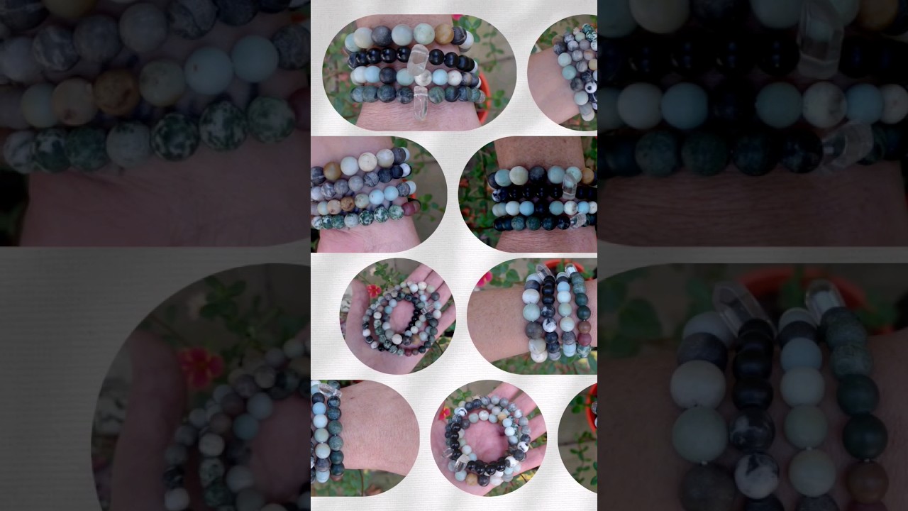 semi-precious gemstone bracelets