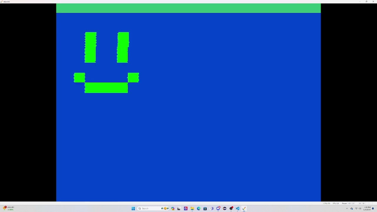Amiga 500 sprite scaling!