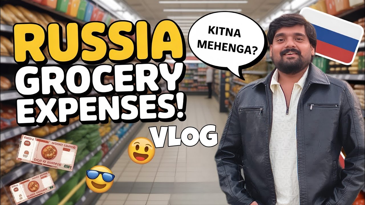 Grocery Shopping in Russia 🇷🇺 | Indian Student Vlog 🛒