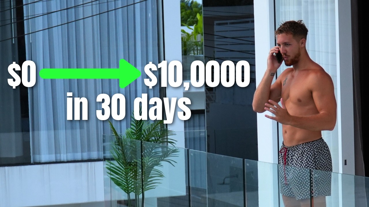 how I'd make $10,000 in 30 days if i had to start over today