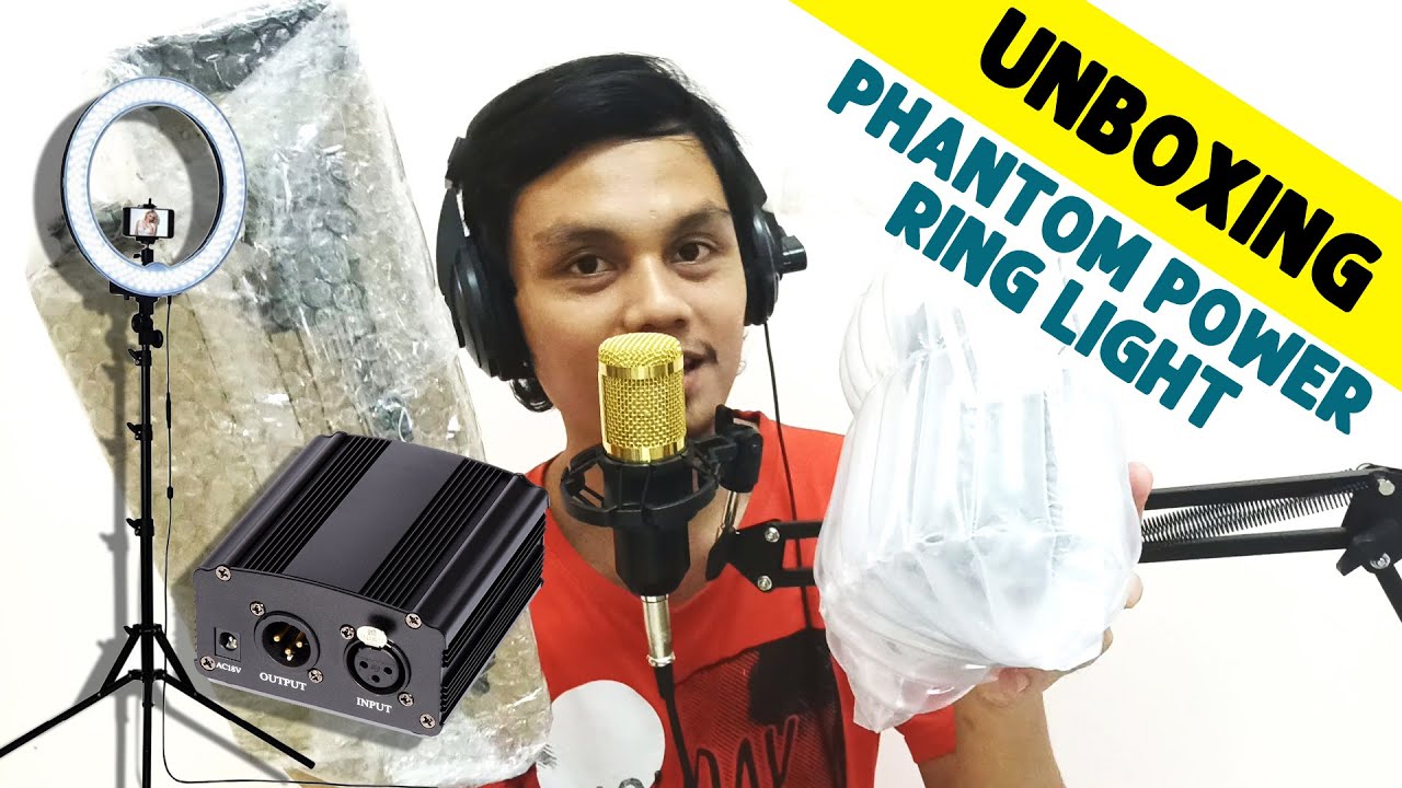 Unboxing Phantom Power & Ring Light | Malaysia