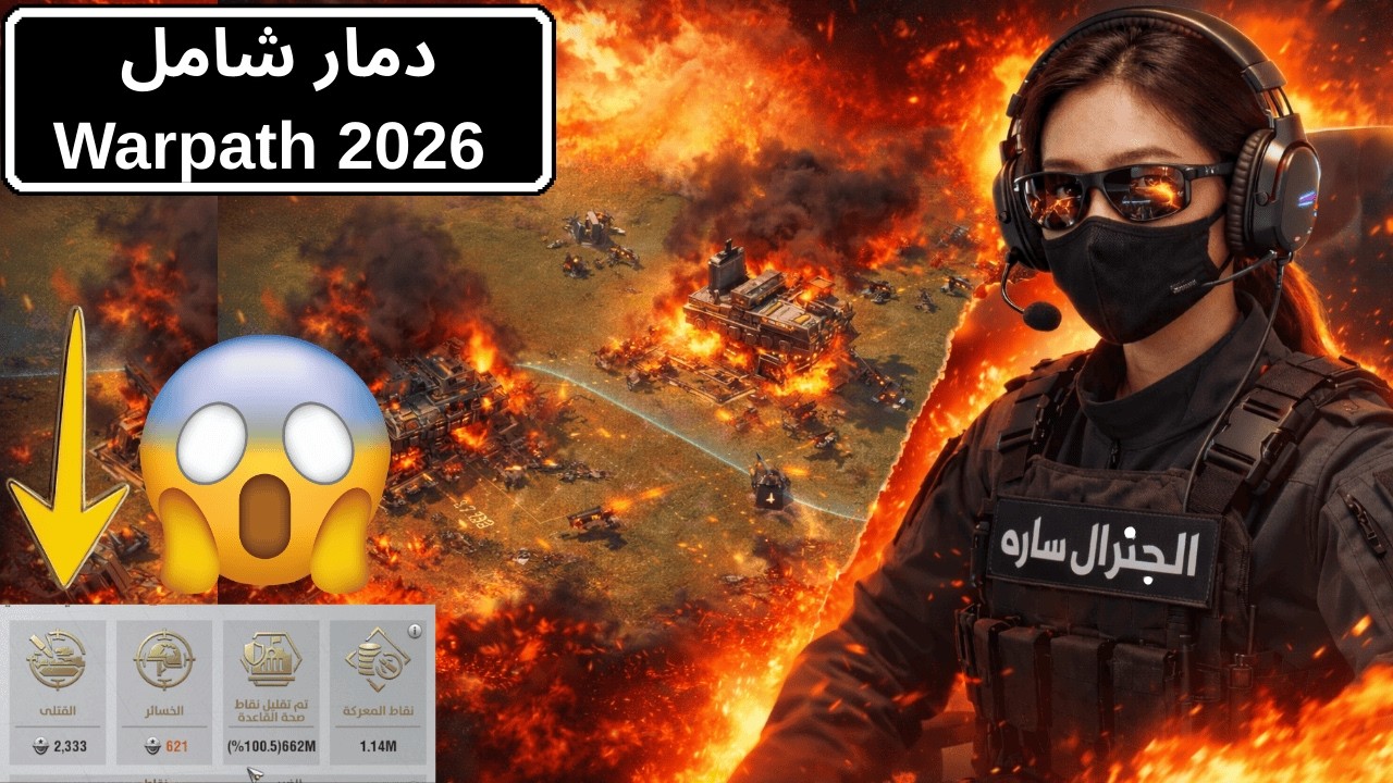 حرق قواعد العدو بالكامل 😈 هجوم بلا رحمة | Warpath