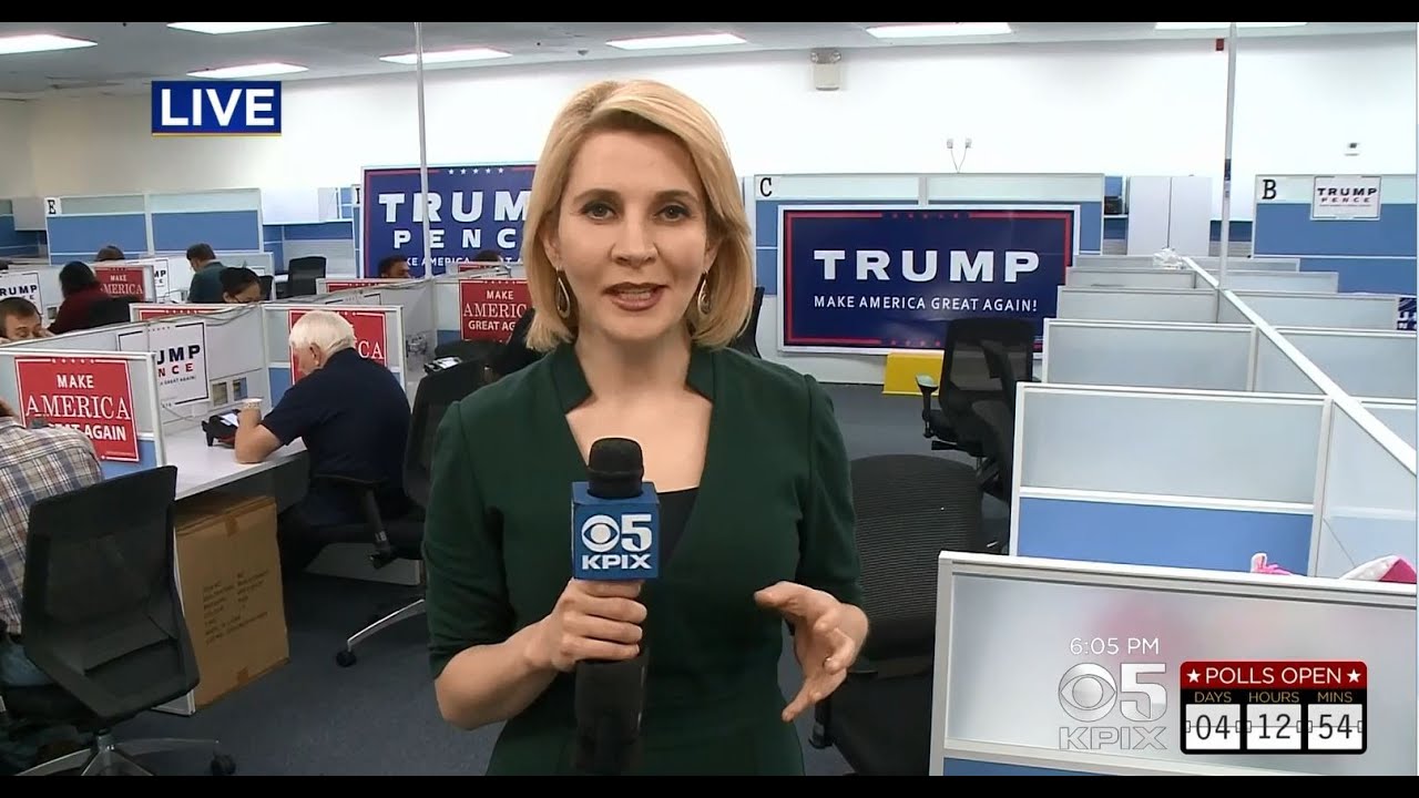 CAMPAIGN 2016: KPIX 5 Political Analyst Melissa Caen Visits Trump's Bay Area Headquarters
