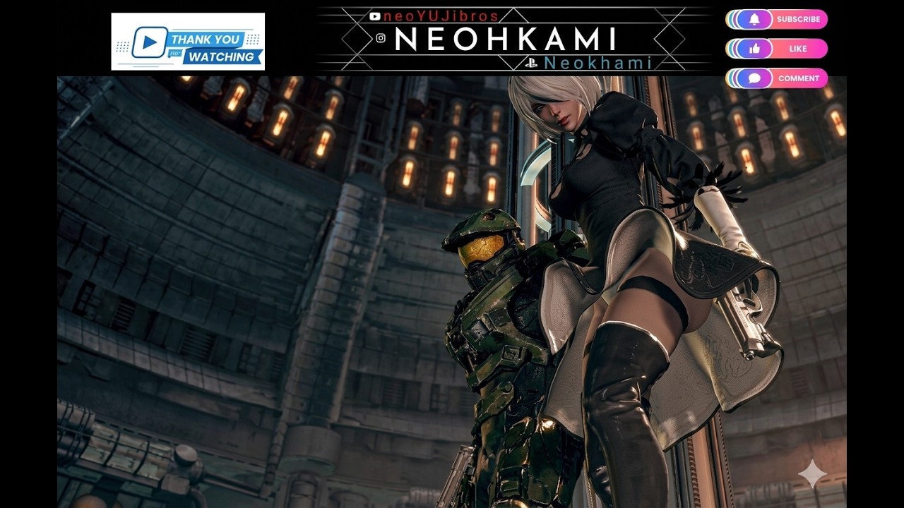 Master chief embarque 2B Nier dans ça quête de Jill @foxribb  (Resident Evil 5 gameplay) - RESI 09