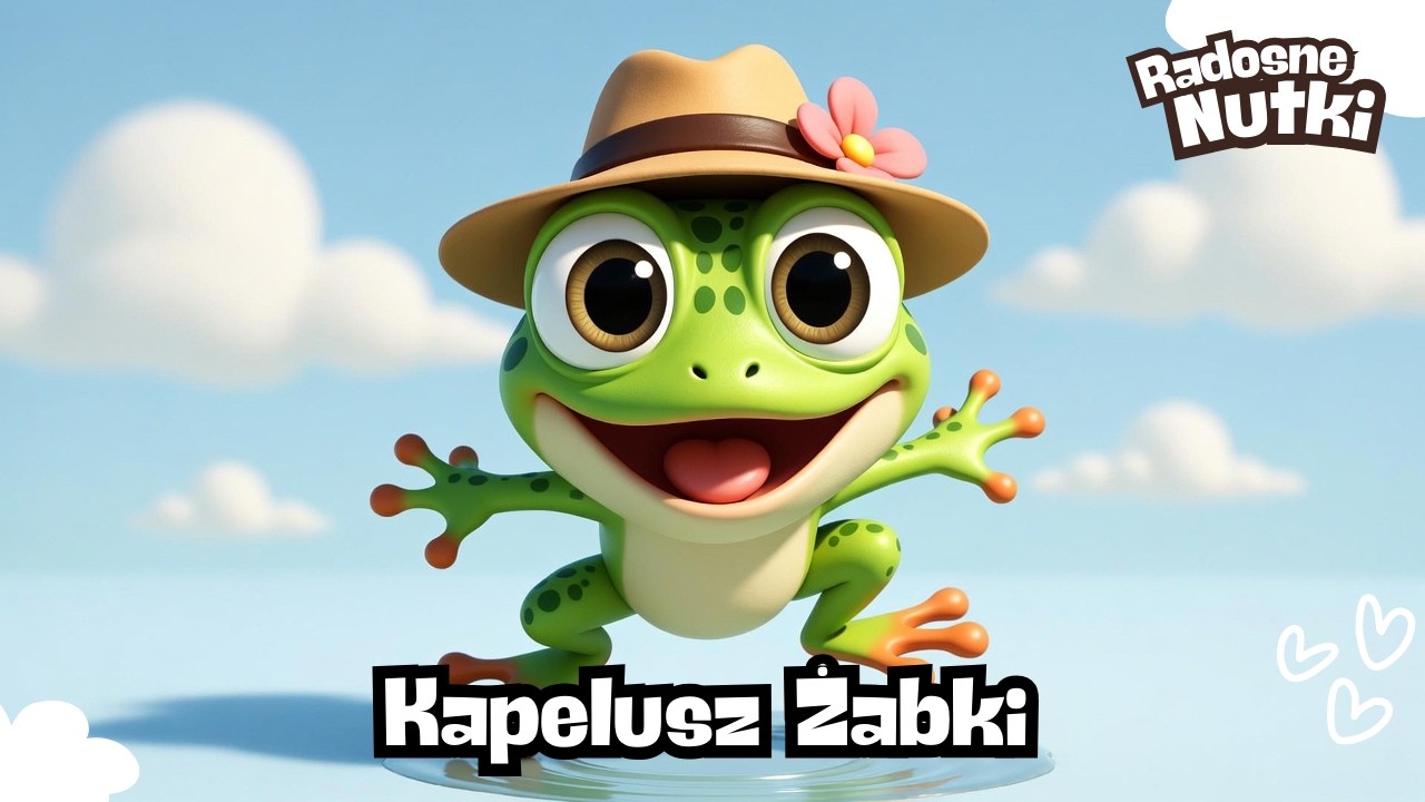 🎵 Radosne Nutki — Kapelusz Żabki — piosenki dla dzieci🎵