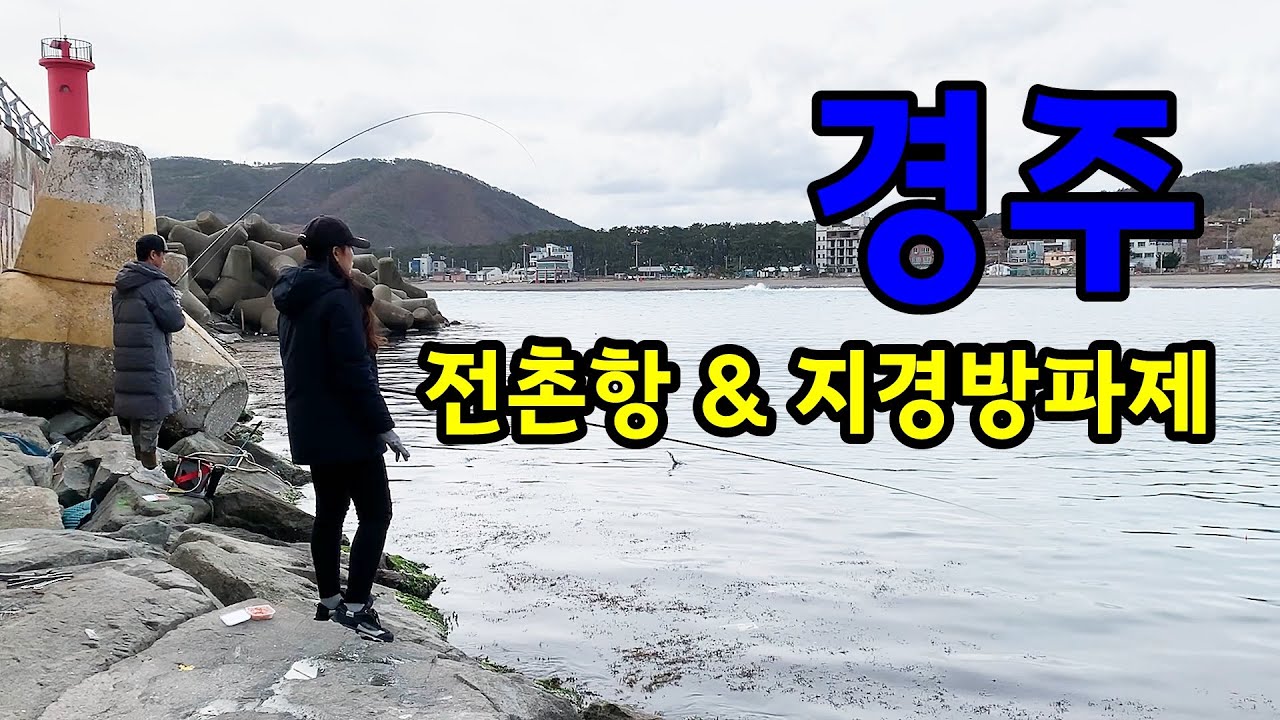 경주 민장대 낚시 전촌항, 지경방파제