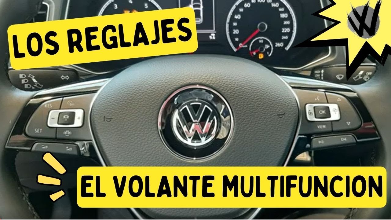 El volante multifunción. Explicaciones del manejo.