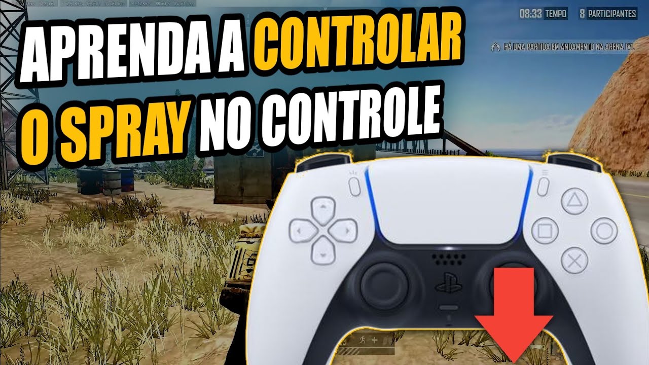 COMO CONTROLAR O RECOIL NO PUBG CONSOLE PS4 PS5 XBOX SS SX - COM HANDCAM