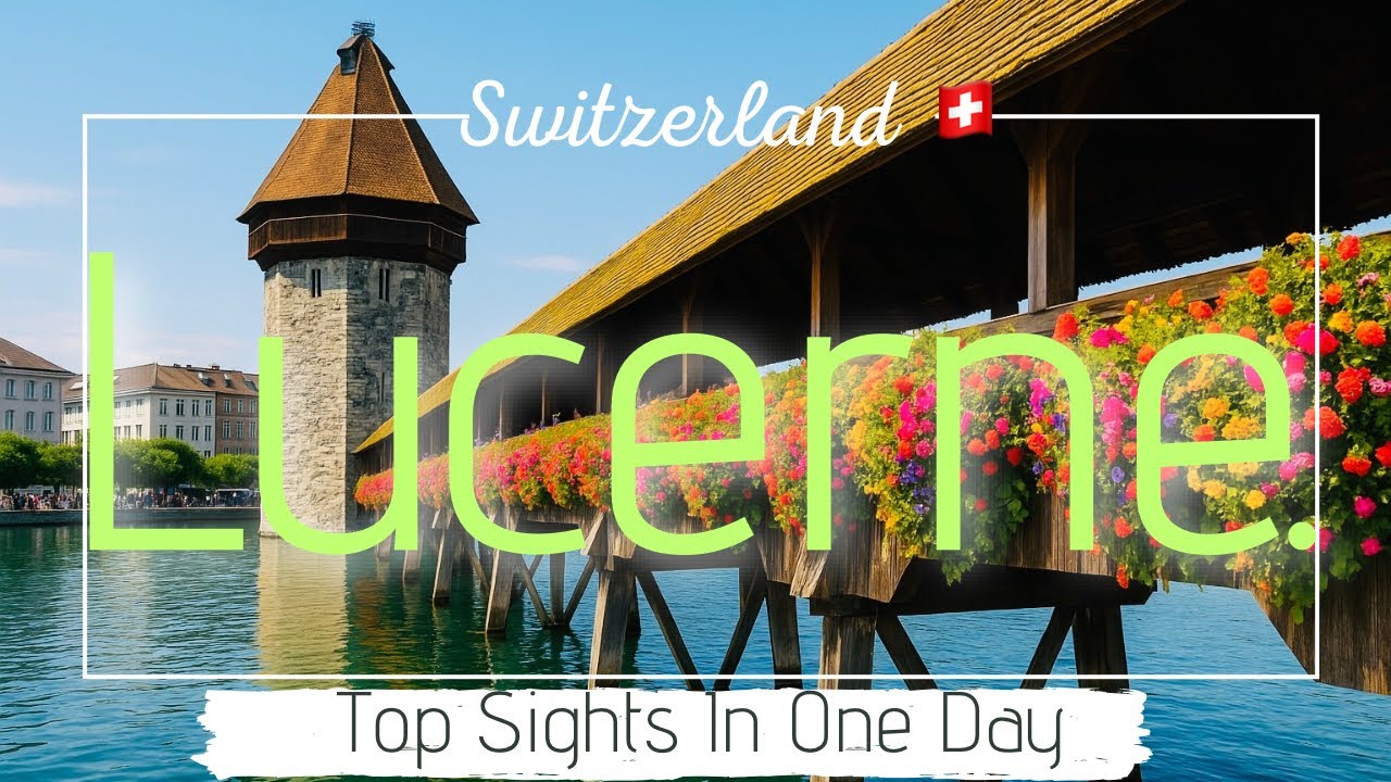 Lucerne Switzerland | Top Sights In One Day |Daylight walking Tour