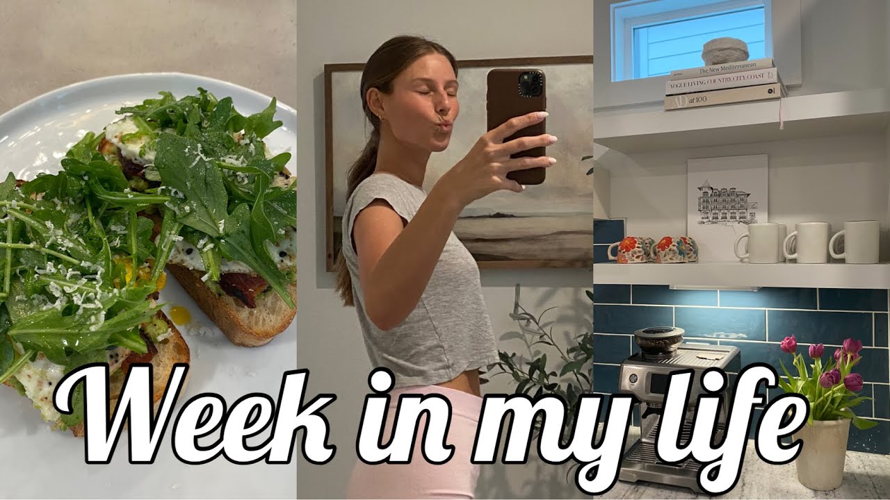 A WEEK OF MORNING ROUTINES: teeth whitening gone wrong, Aaron comes to visit, decorating for spring