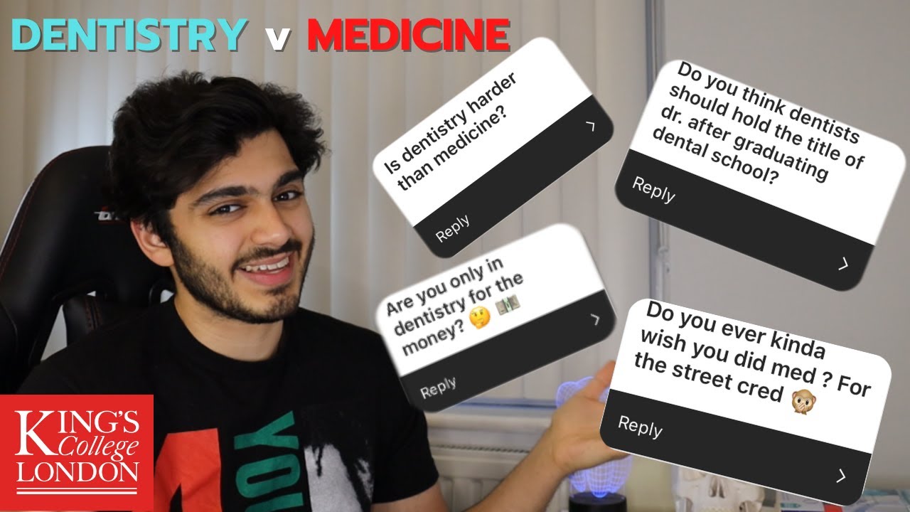 DENTAL SCHOOL 1.5K Q+A | DENTISTRY VS MEDICINE