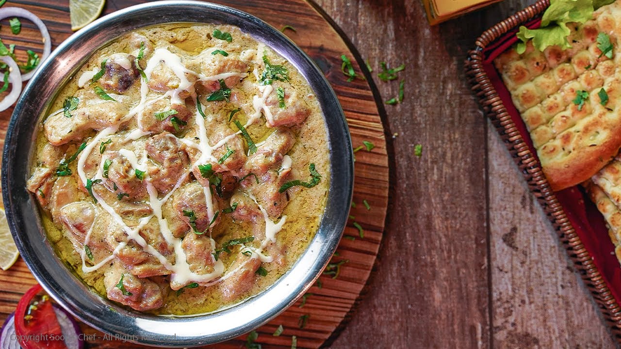 Chicken Malai Handi Recipe by SooperChef