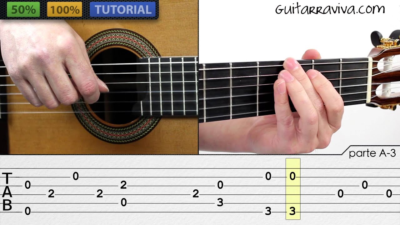 Yesterday guitarra Fingerpicking Fácil con Tabs (clase en la descripción)  fingerstyle GUITAR