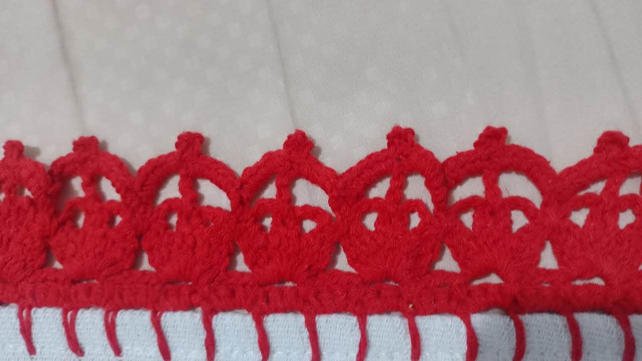 Bico coroa em croche #11