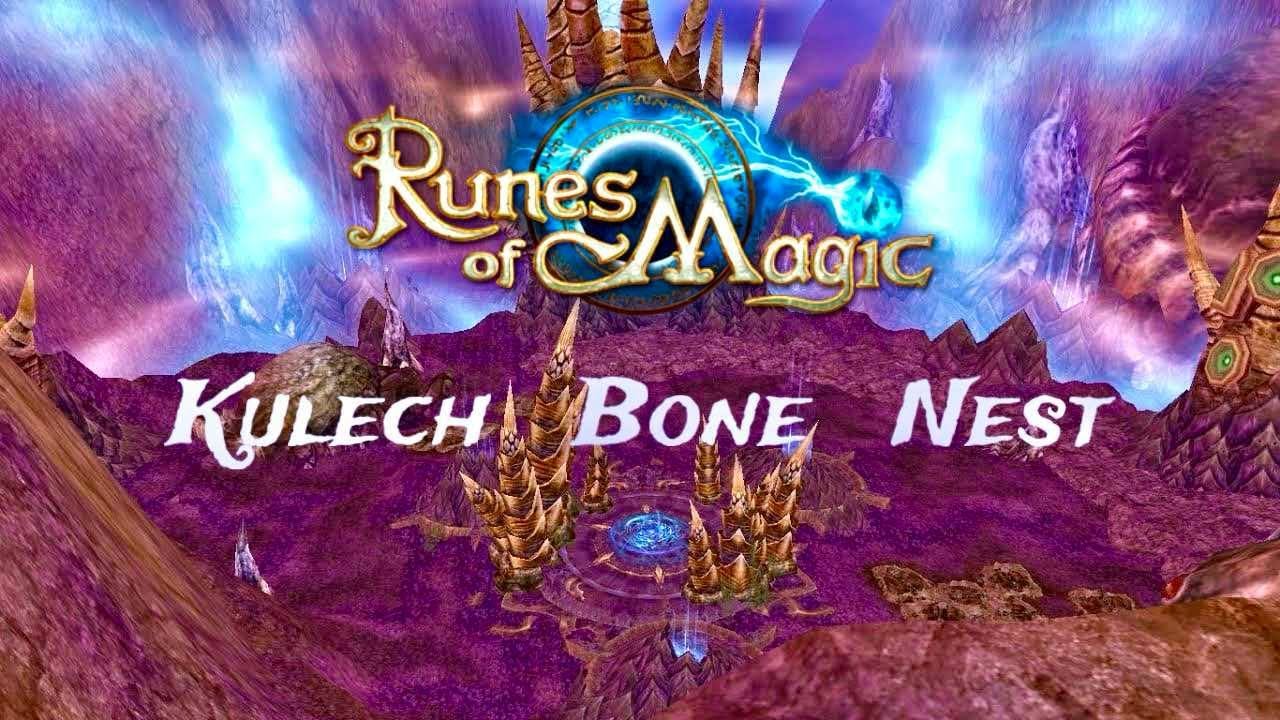 Runes of magic | Kulech Bone Nest 75 (KBN hard mode) | full run by guild Weterani